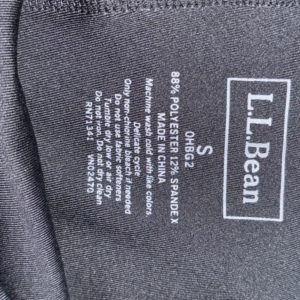L.L. Bean Black Skort Sz Small